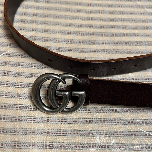 Gucci Dark Brown Leather Belt - Picture 4 of 4